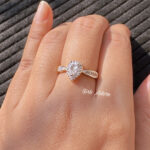 CM Gold Tone Finger Ring