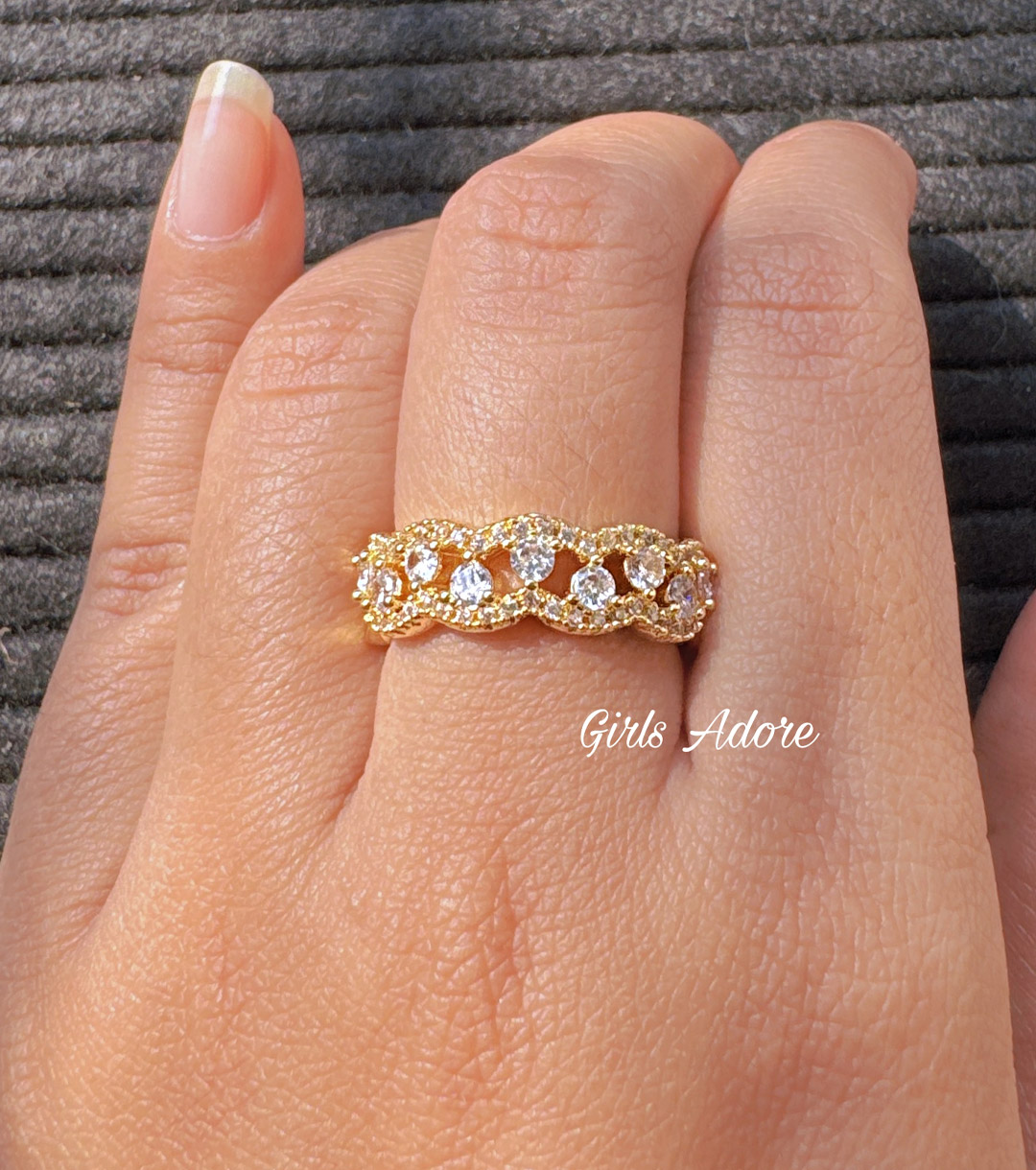 Gar-187 Exclusive Diamond Cut Finger Ring - Image 1