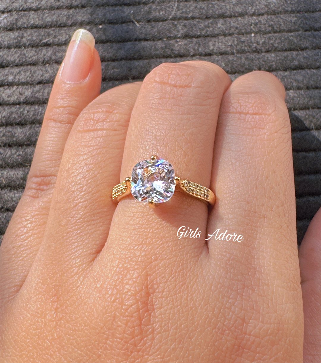 Gar-188 Exclusive Diamond Cut Finger Ring - Image 1