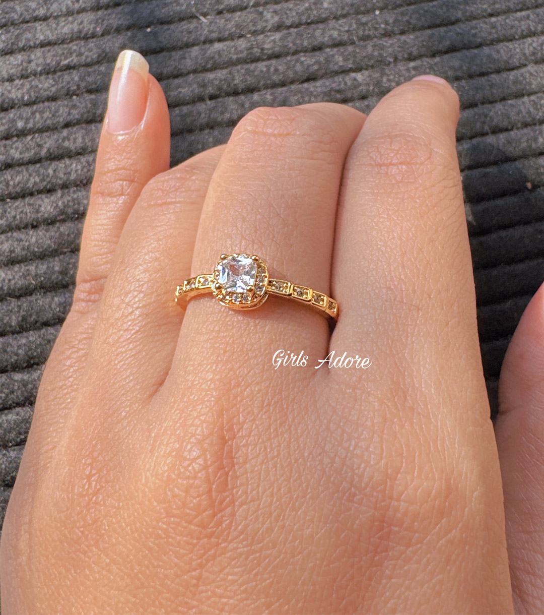 Gar-194 Exclusive Diamond Cut Finger Ring - Image 1