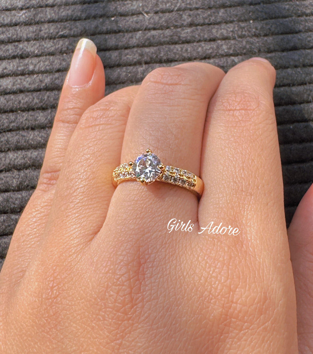 Gar-201 Exclusive Diamond Cut Finger Ring - Image 1