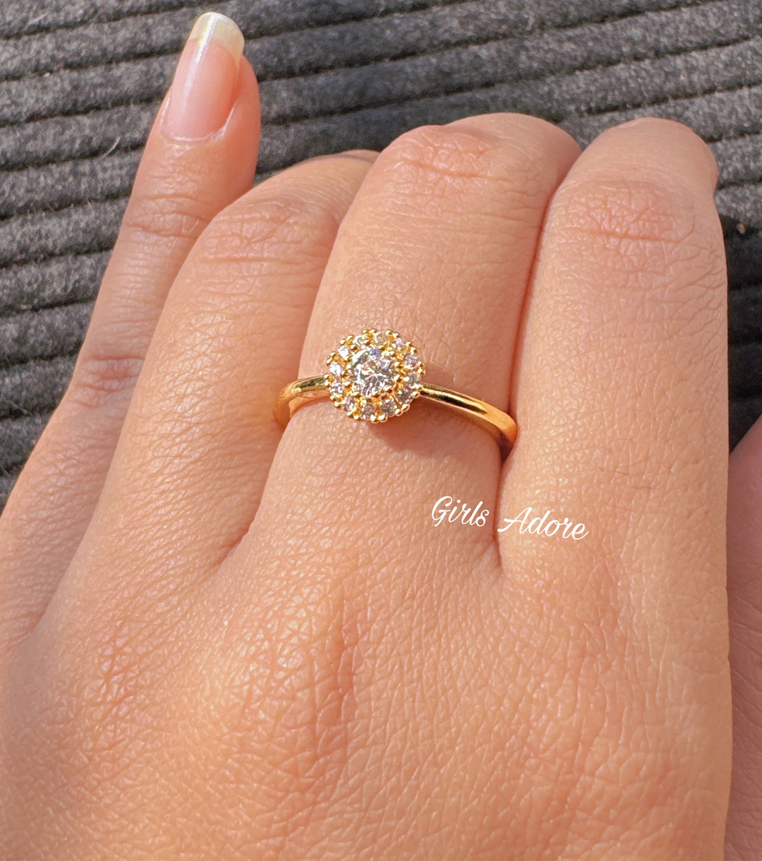 Gar-204 Exclusive Diamond Cut Finger Ring - Image 1