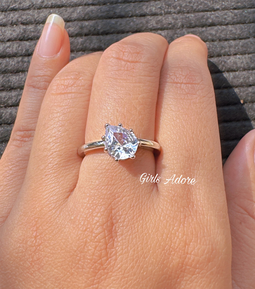 Gar-206 Exclusive Diamond Cut Finger Ring - Image 1