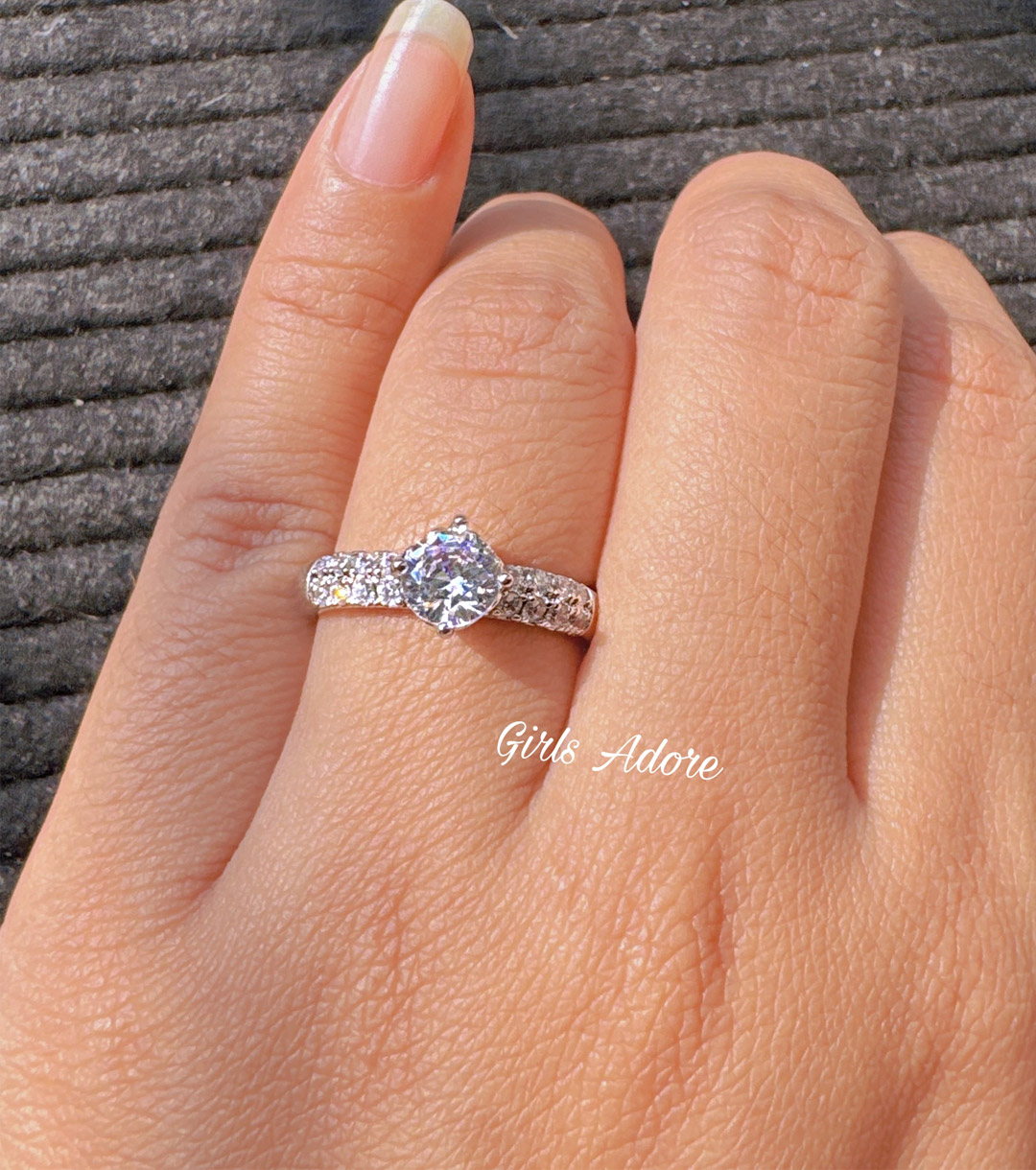 Gar-222 Exclusive Diamond Cut Finger Ring - Image 1