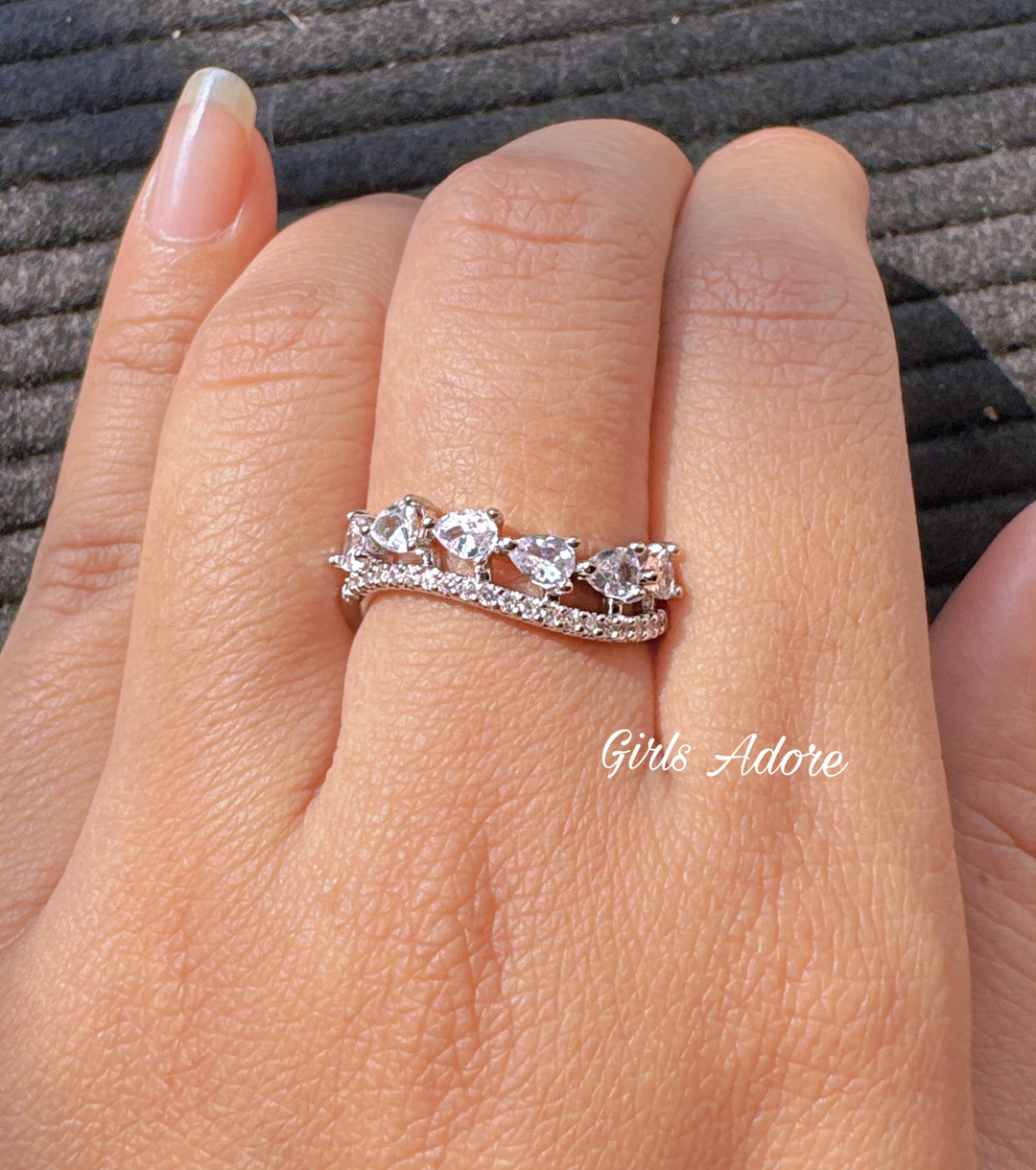 Gar-234 Exclusive Diamond Cut Finger Ring - Image 1