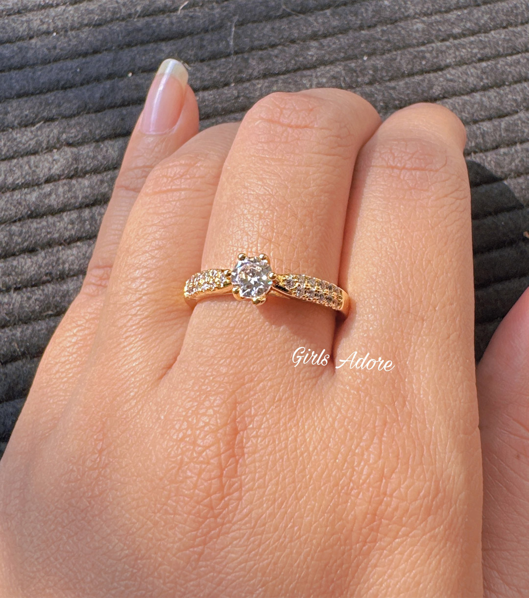 Gar-239 Exclusive Diamond Cut Finger Ring - Image 1