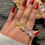 Luxury Butterfly Bloom Adjustable Ring