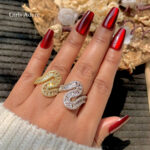 Royal S-Shape Crystal Ring