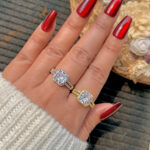 Eid Imperial Cushion Sparkle Ring
