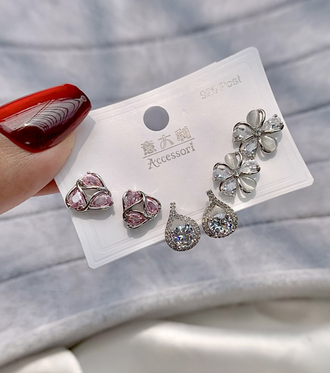 Ear-002 Premium Quality Ad Stone Eearring - Image 1