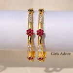 Royal Taiyeba Rubi  Gold Plated High Quality  Bangle