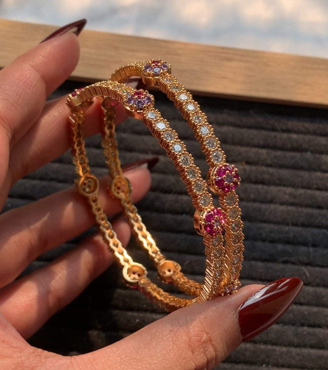 GAP-94 Traditional Taiyeeba Gold Bangles - Image 1