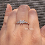 Crystal Vine Adjustable Ring