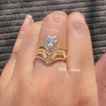 Crystal Vine Adjustable Two Ring