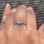 Crystal Vine Adjustable Ring