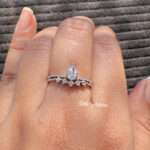 Crystal Vine Adjustable Ring