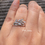 Crystal Vine Adjustable Ring