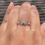 Crystal Vine Adjustable Ring