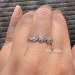 Crystal Vine Adjustable Ring