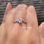 Crystal Vine Adjustable Ring