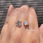 Crystal Vine Adjustable Ring