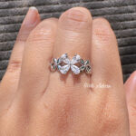 Crystal Vine Adjustable Ring