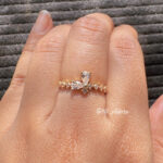 Crystal Vine Adjustable Ring