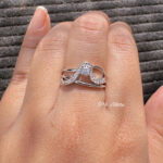 Crystal Vine Adjustable Ring