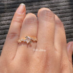 Crystal Vine Adjustable Ring