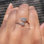 Crystal Vine Adjustable Ring