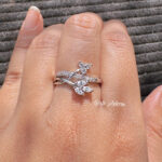 Crystal Vine Adjustable Ring