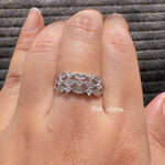 Crystal Vine Adjustable Ring