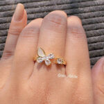 Multicolor Sparkle Adjustble Ring