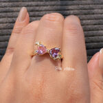 Multicolour Sparkle Adjustable Ring