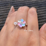 Sparkle Multicolour Adjustable Ring