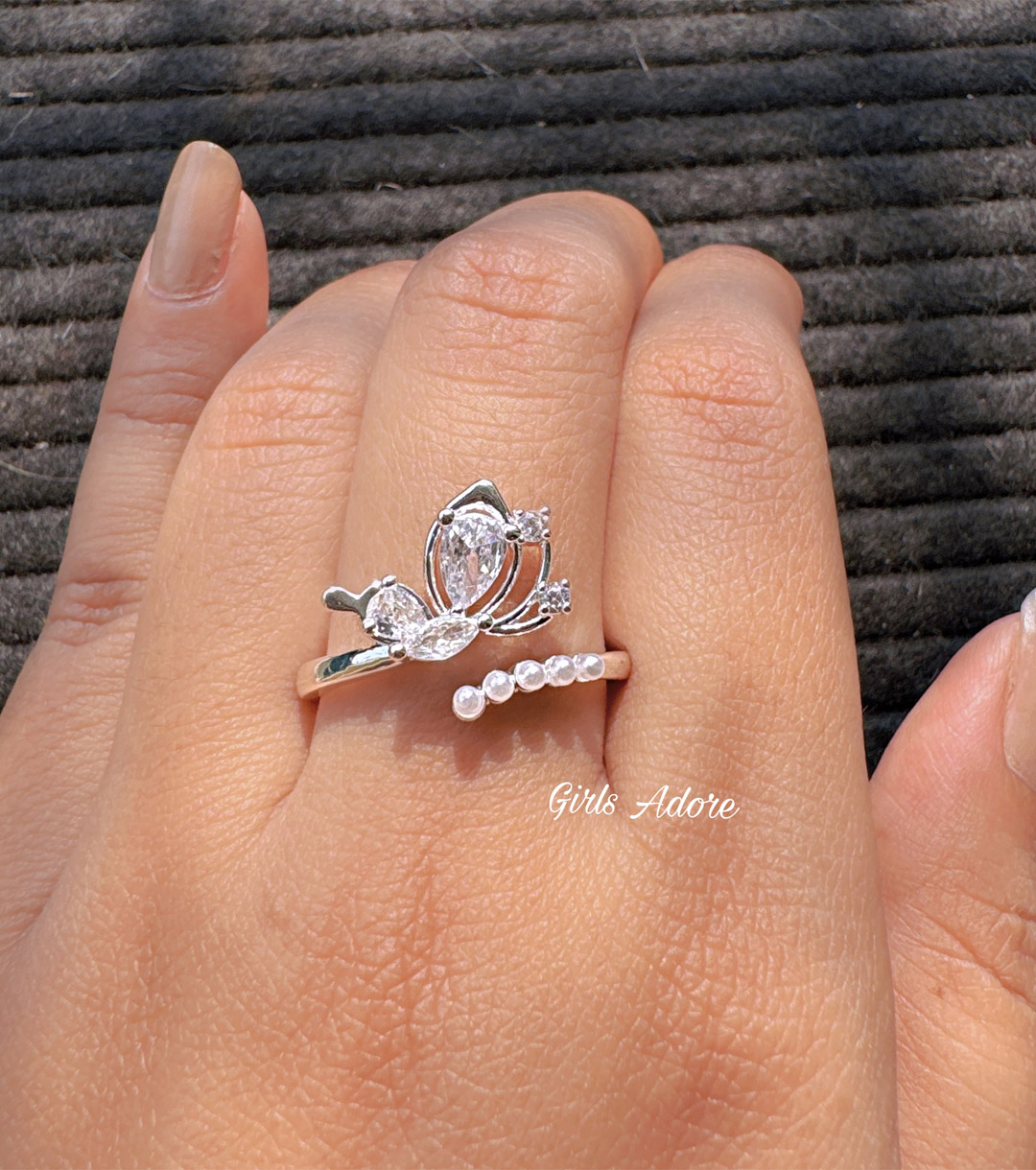 Gar-88 Sparkle Adjustable Ring - Image 1