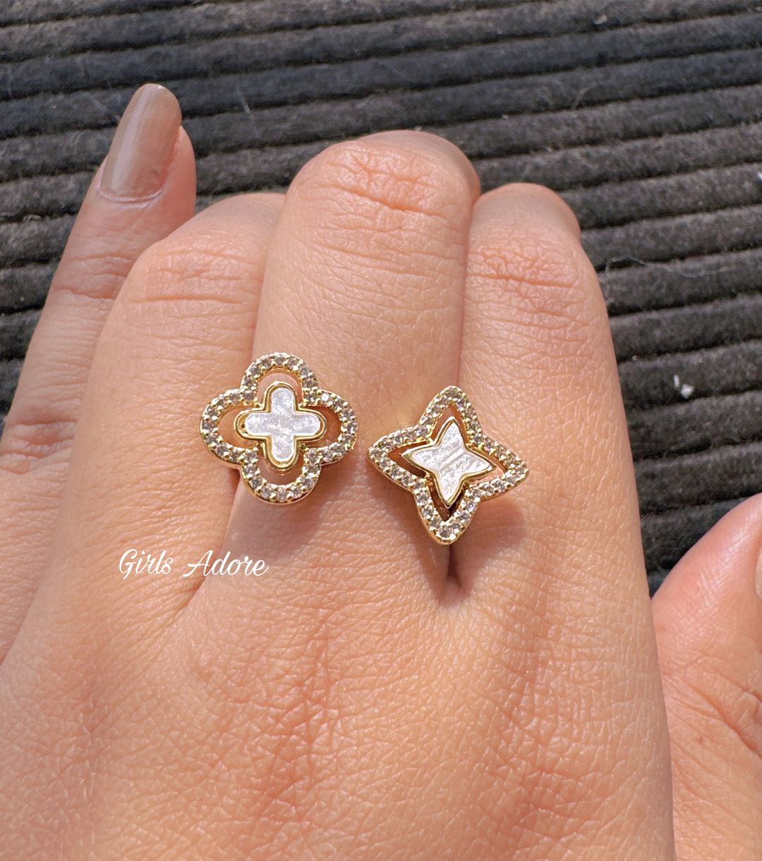 Gar-93 Sparkle Adjustable Ring - Image 1