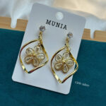 High Quality Diamond Cut earring