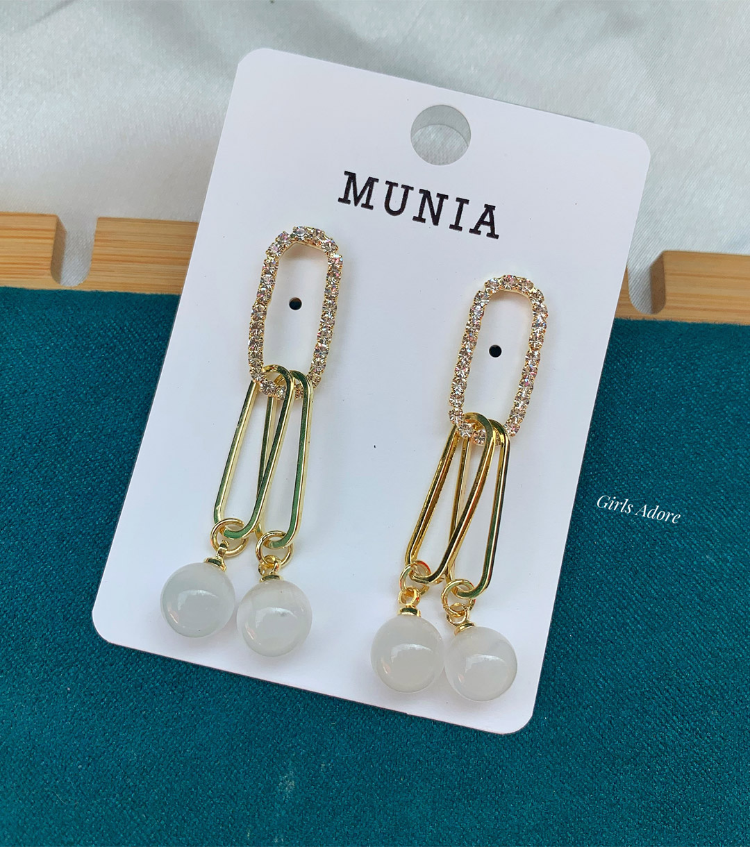 Ear-0028 High Quality Diamond Cut earring - Image 1