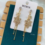 High Quality Diamond cut earring
