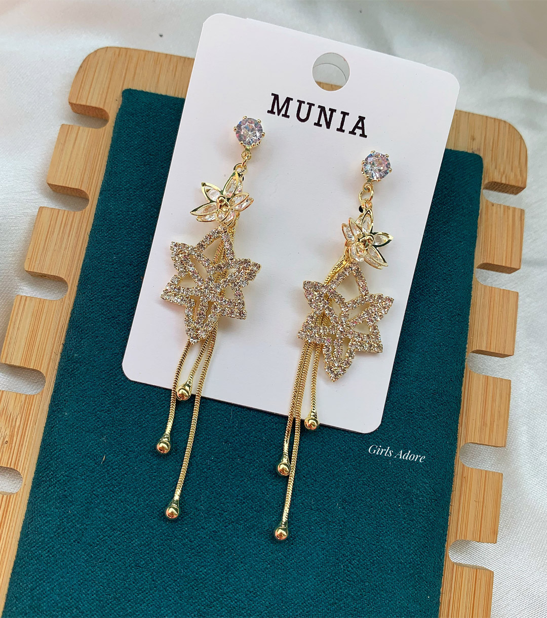 Ear-0034 High Quality Diamond cut earring - Image 1