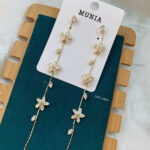 High Quality Diamond cut earring