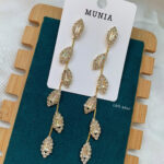 High Quality Diamond cut earring