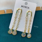 High Quality Diamond cut earring