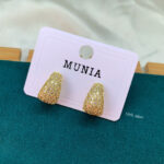 High Quality Diamond cut earring