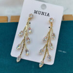 High Quality Diamond cut earring