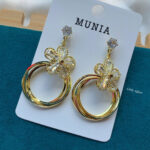 High Quality Diamond Cut earring