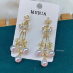 High Quality Diamond cut earring