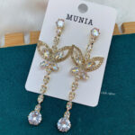 High Quality Diamond cut earring