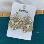 High Quality Diamond cut earring